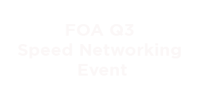 FOA Speed networking